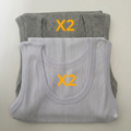 Pack 4 Débardeurs Homme – Coton Confort