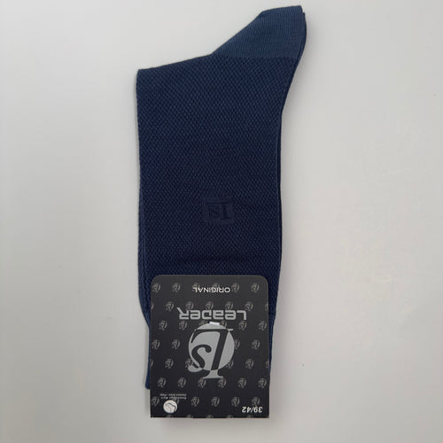 Chaussette homme Leader bleu marine, taille 39/42