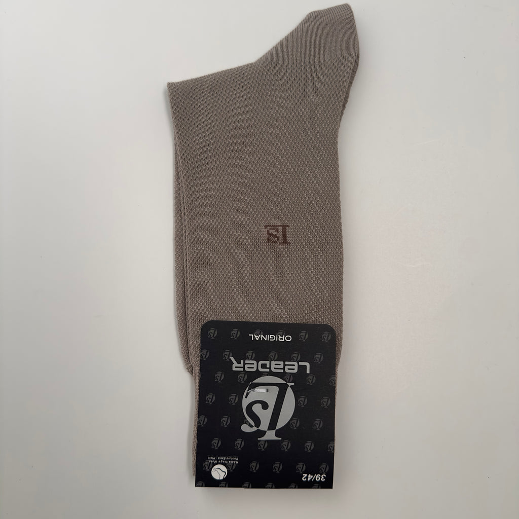 Chaussette homme Leader crème, taille 39/42