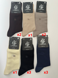 Pack de 12 chaussettes homme Leader, assortiment de couleurs